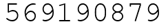 Число 569190879.