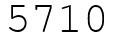 Число 5710.