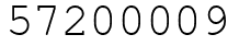 Число 57200009.