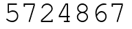 Число 5724867.