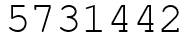 Число 5731442.