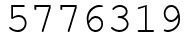 Число 5776319.