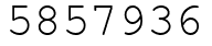 Число 5857936.