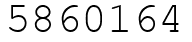 Число 5860164.