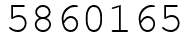 Число 5860165.