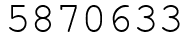 Число 5870633.