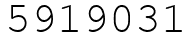 Число 5919031.