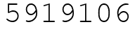 Число 5919106.