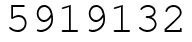 Число 5919132.