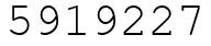 Число 5919227.