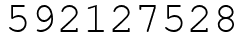 Число 592127528.