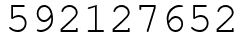 Число 592127652.