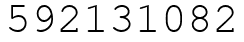 Число 592131082.
