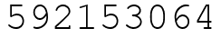 Число 592153064.