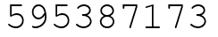Число 595387173.