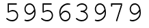 Число 59563979.