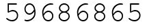 Число 59686865.