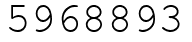 Число 5968893.