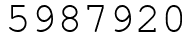 Число 5987920.