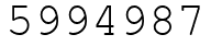 Число 5994987.