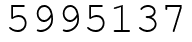 Число 5995137.