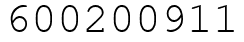 Число 600200911.