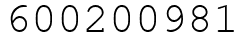 Число 600200981.