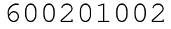 Число 600201002.