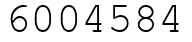 Число 6004584.