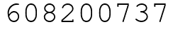 Число 608200737.