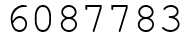Число 6087783.