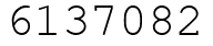 Число 6137082.