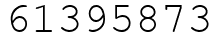 Число 61395873.