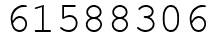 Число 61588306.