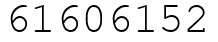 Число 61606152.