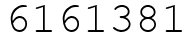 Число 6161381.