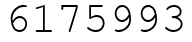 Число 6175993.
