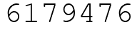 Число 6179476.
