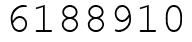 Число 6188910.