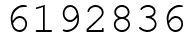 Число 6192836.