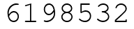 Число 6198532.