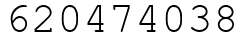Число 620474038.