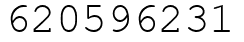 Число 620596231.