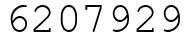 Число 6207929.
