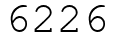 Число 6226.