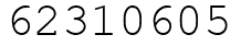 Число 62310605.