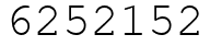 Число 6252152.