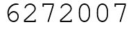 Число 6272007.