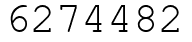 Число 6274482.