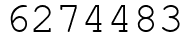 Число 6274483.